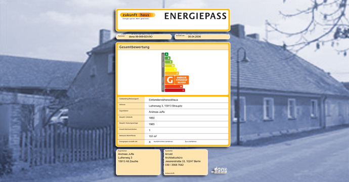 Energieberatung Wohnhaus